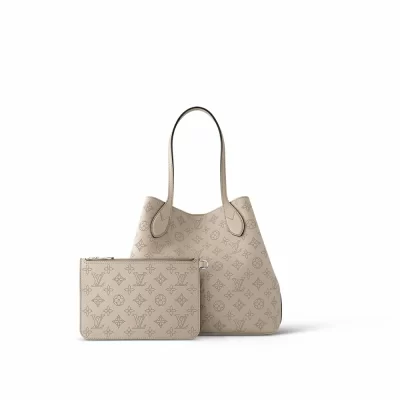 Blossom MM-Einkaufstasche aus Mahina-Leder in Handtaschen für Damen