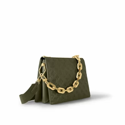 Coussin MM Bag Fashion Leder in Damenhandtaschen Schultertaschen und Umhängetaschen