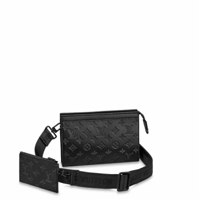 Gaston Wearable Wallet Monogram Shadow Leather in Herrenbrieftaschen und Kleinlederwaren Alle Geldbörsen und Kleinlederwaren