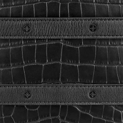 Henkeltasche aus weichem Crocodilien Matt in Herrentaschen aus exotischem Leder