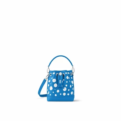 LV x YK Nano Noé Monogram Empreinte Leder in Damenbrieftaschen und Kleinlederwaren-Ketten- und Riemenbrieftaschen