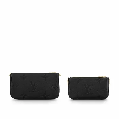 Multi Pochette Accessoires Monogram Empreinte Leder in Damenhandtaschen Schultertaschen und Umhängetaschen