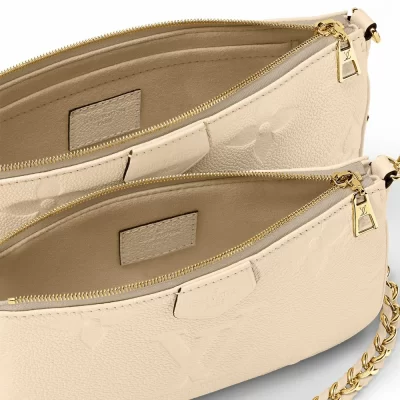 Multi Pochette Accessoires Monogram Empreinte Leder in Damenhandtaschen Schultertaschen und Umhängetaschen