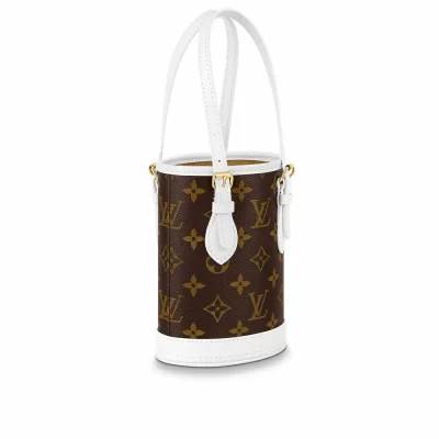 Nano Bucket Bag Monogram Canvas in Geldbörsen und Kleinlederwaren für Damen Alle Geldbörsen und Kleinlederwaren