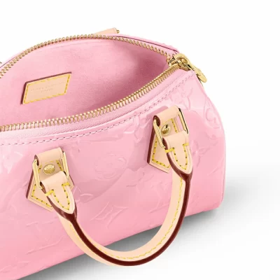 Nano Speedy Bag Monogram Vernis Leder in Damenbrieftaschen und Kleinlederwaren-Ketten- und Riemenbrieftaschen