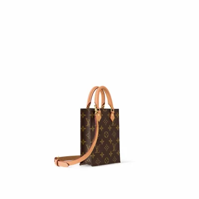 Petit Sac Plat Bag Monogram Canvas in Geldbörsen und Kleinlederwaren für Damen Alle Geldbörsen und Kleinlederwaren