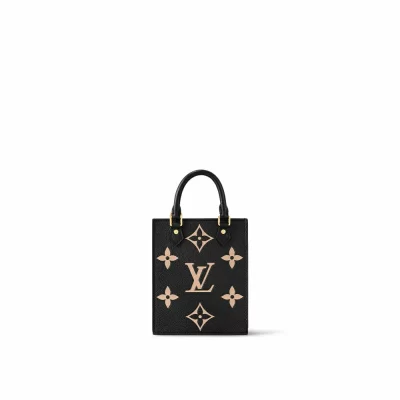 Petit Sac Plat Bag Monogram Empreinte Leder in Geldbörsen und Kleinlederwaren für Damen Alle Geldbörsen und Kleinlederwaren