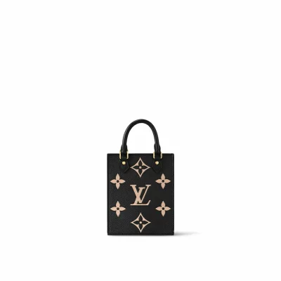 Petit Sac Plat Bag Monogram Empreinte Leder in Geldbörsen und Kleinlederwaren für Damen Alle Geldbörsen und Kleinlederwaren