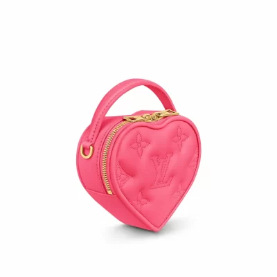 Pop My Heart Pouch Bubblegram in Damen-Geldbörsen und Kleinlederwaren-Geldbörsen mit Kette und Riemen