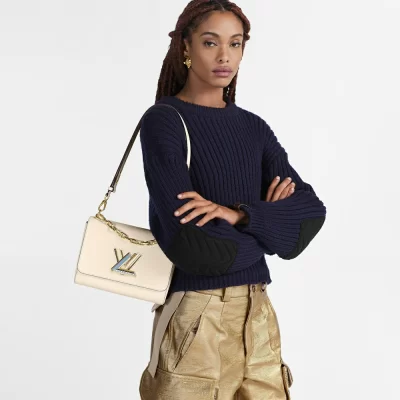Twist MM Bag Epi Leder in Damenhandtaschen Schultertaschen und Umhängetaschen