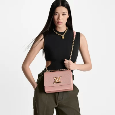Twist MM Chain Bag Epi Leder in Damenhandtaschen Schultertaschen und Umhängetaschen